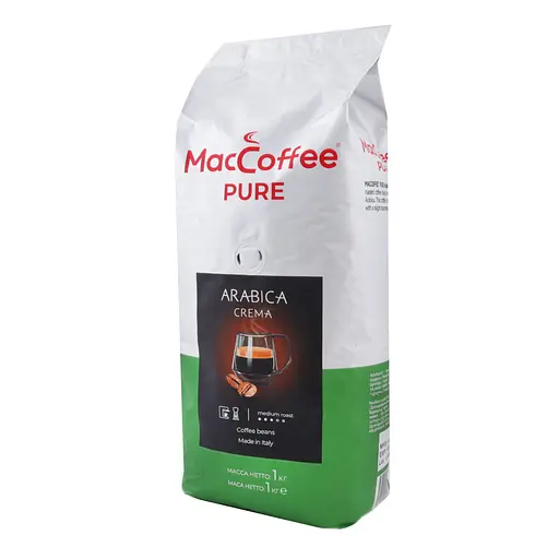 Кофе в зернах MacCoffee Arabica Crema Pure, натуральный, жареный, 1 кг (882592) - фото 7