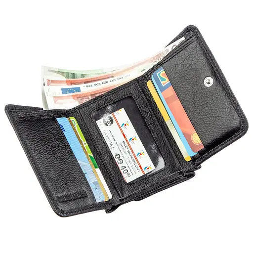 Кожаный женский кошелек ST Leather 9х11.5 см acs0015686 - фото 3