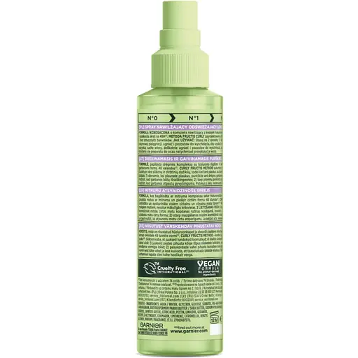 Незмивний спрей для хвилястого та кучерявого волосся Garnier Fructis Method For Curls для чітких та наповнених вологою локонів 150 мл - фото 2