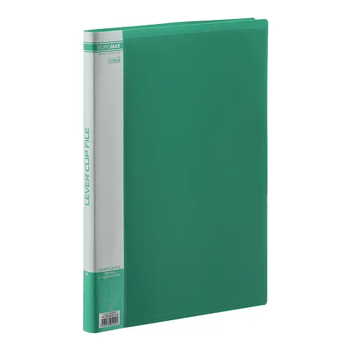 Папка пластиковая A4 с боковым прижимом BM.3401-99 JOBMAX (4823078952042) Зелёный - фото 1