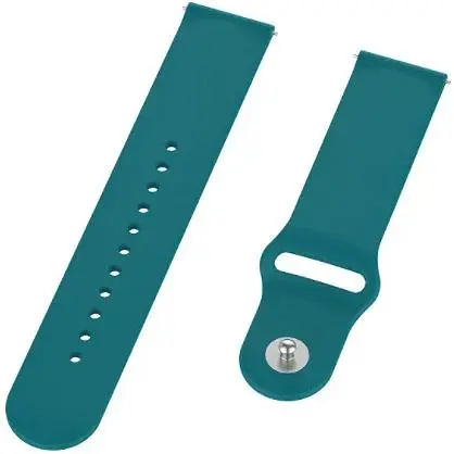 Ремешок DK CDK для Garmin Forerunner 255 / 255 Music 22mm Silicone Sport Band (011909) (ocean blue) - фото 3