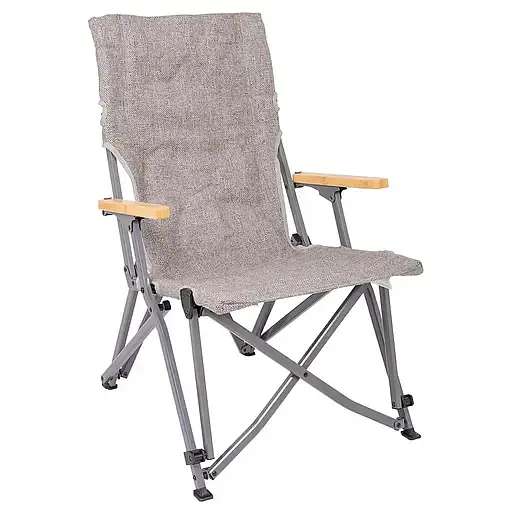 Кресло раскладное Bo-Camp Chelsea Grey серое (DAS303258) - фото 2