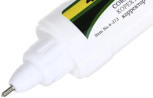 Коректор-ручка 4-373 4Office з металевим клапаном, 10 мл (4820071011110) - фото 2