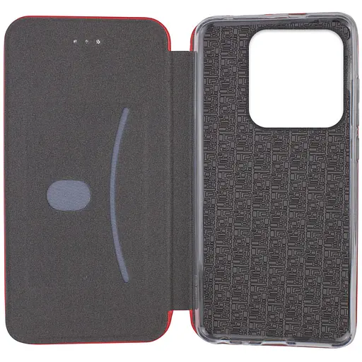 Кожаный чехол-книжка Epik Classy для Realme C63 4G Красный - фото 4