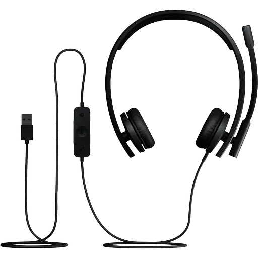 Наушники H570e Corded Mono BLACK-USB-C (981-001431) Logitech teh0021831 - фото 3