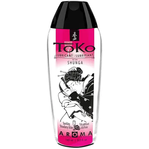 Лубрикант на водній основі Shunga Toko Aroma полуниця з шампанським 165 мл