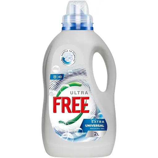 Гель для прання Free Extra Universal з ароматом свіжості 2 л