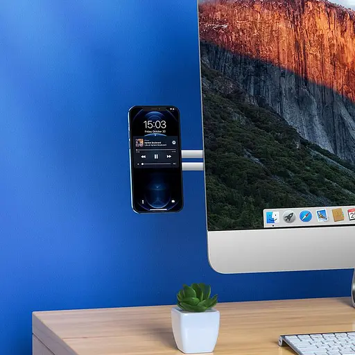 Тримач-холдер металевий Hoco PH45 Royalty metal magnetic holder поворотний на 180° - фото 7