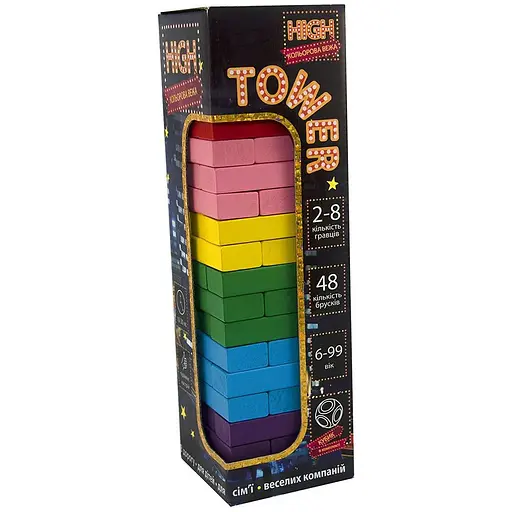 Развлекательная игра 30715 (укр.) High Tower, в коробке 28-8,2-8,2 см