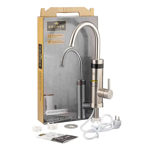 Проточный водонагреватель Kroner KRP Volt-ESG088 с дисплеем CV022965 - фото 6