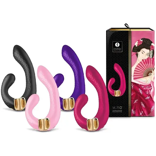 Вибратор-кролик Shunga Miyo Light Pink - фото 8