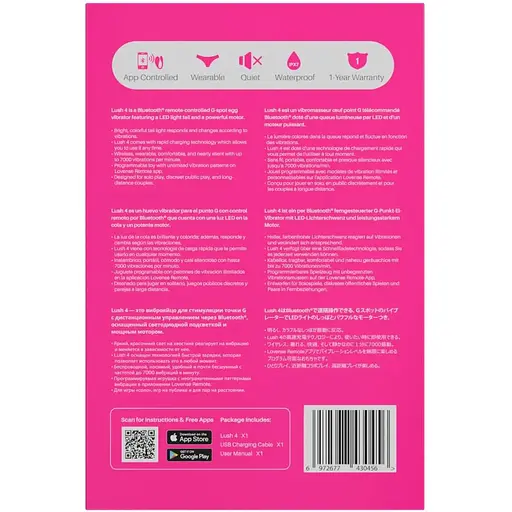 Смарт-віброяйце Lovense Lush 4 - фото 7