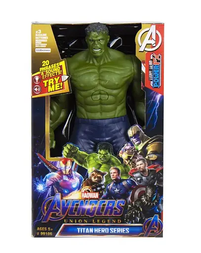 Супергерой Месники, 29 см, рухливі руки і ноги, музичні світлові ефекти, DY-H5826-32 - фото 2