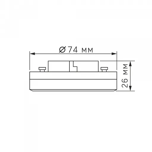 LED лампа VIDEX GX53 8W 4100K 220V - фото 6