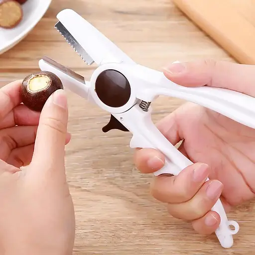 Орехокол щипцы для моментальной очистки всех видов орехов, Kitchen Master Белый 86092 - фото 2