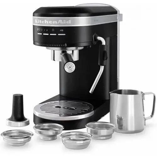 Рожковая кофеварка эспрессо KitchenAid 5KES6503EBK - фото 3