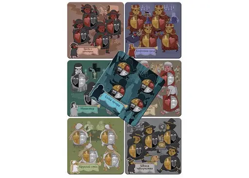 Настольная игра Games 7 Days Четыре темперамента. Делюкс издание (Four Humours) (укр.) (CHT001UA) - фото 8