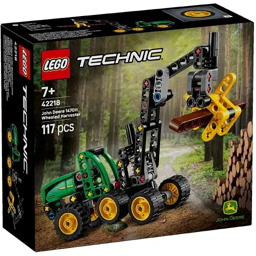 Конструктор LEGO Technic Колісний комбайн John Deere 1470H 117 деталей (42218) 