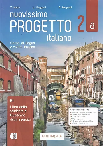 Progetto Italiano Nuovissimo 2A (B1) Libro & Quaderno + CD Audio + DVD
