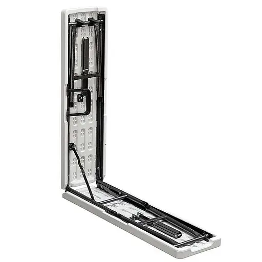 Лавка складная SpringFun 180 см многофункциональная лавка HDPE для кейтеринга нагрузка 230 кг Белый - фото 3