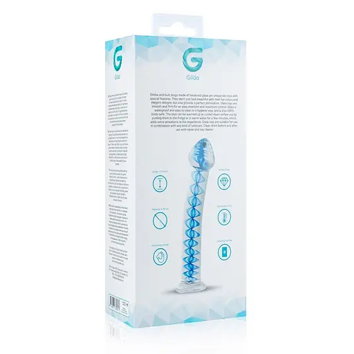 Скляний дилдо Gildo Glass Dildo No. 4 - фото 5