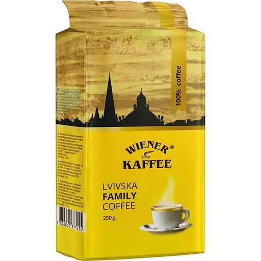 Кава мелена Віденська кава Lvivska Family Coffee 250 г
