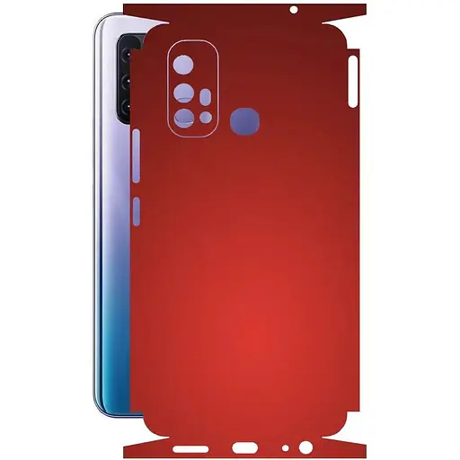 Захисна плівка StatusSKIN для Vivo Z6 5G Корпус Вініл червона матова - фото 1