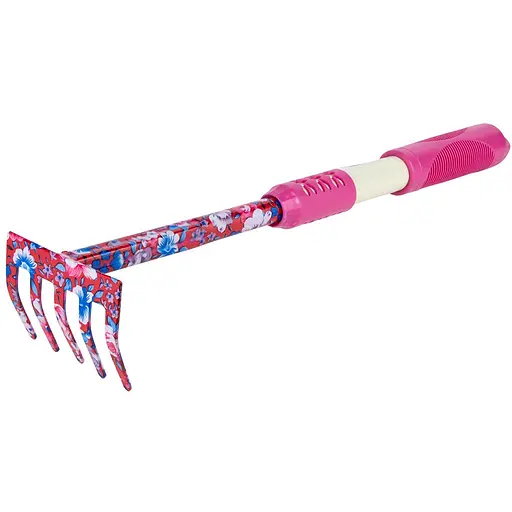 Граблі Flora 5-ти зубні Pink (5043154) - фото 1