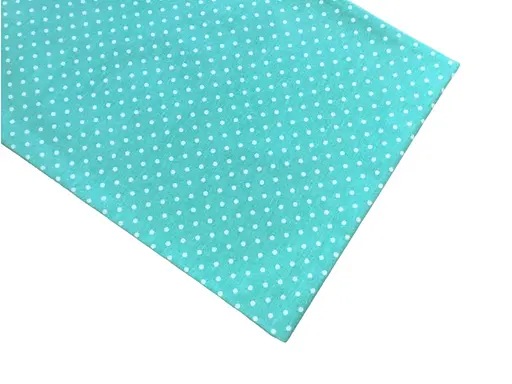 Хлопковая пеленка Moontime 100х80см "Горошек мятный" - фото 1