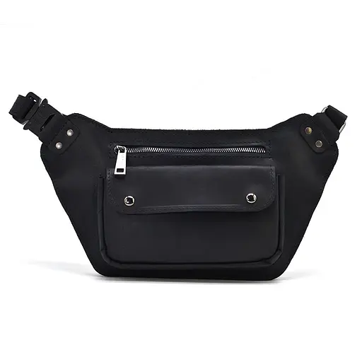 Кожаная мужская сумка на пояс TARWA 14х29х7 см sum0026014 - фото 8