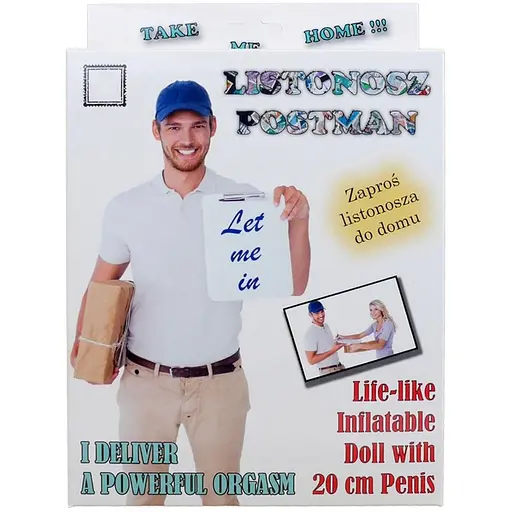 Секс-лялька Boss Series Postman Male Doll 160 см тілесна - фото 6
