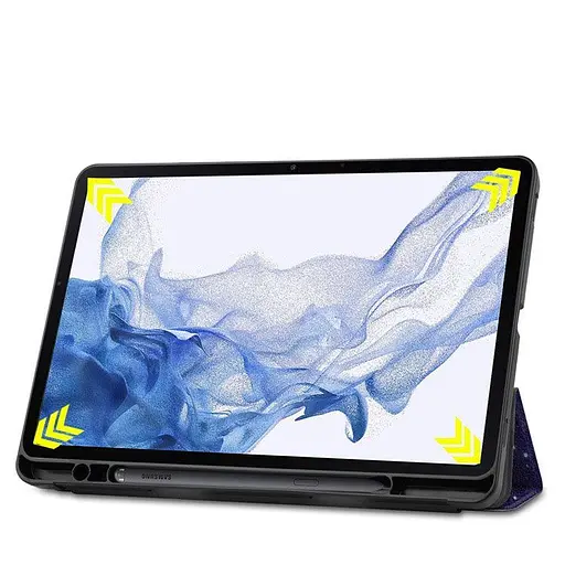 Чохол  SlimTPU Spen holder Samsung Galaxy Tab S10+ Plus / S9 Fe + / S9 Plus Не чіпай Мій Планшет - фото 4