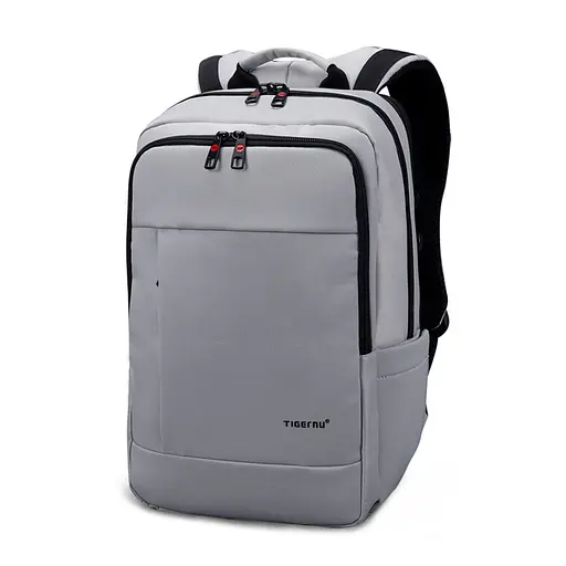 Міський офісний рюкзак Tigernu T-B3142 18л для ноутбука 17" Silver Grey (17050)