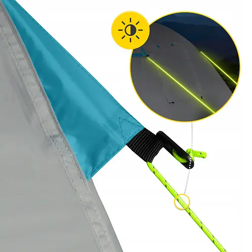 Намет туристичний Mountain Goat Prime Trio 3-місний Grey (P-5905973406581) - фото 7