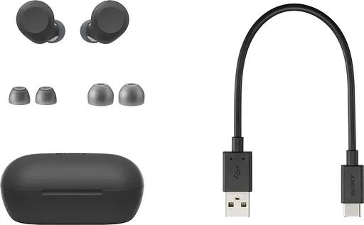 Sony Навушники TWS WF-C710N BT 5.3, ANC, IPX4, SBC, AAC, Mic, Чорний - фото 2