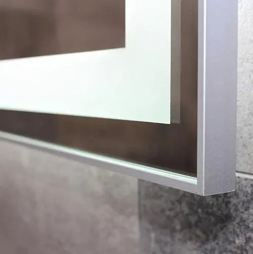 Дзеркало Dusel DE-M0061S1 Silver 75x100 см, Сірий - фото 2