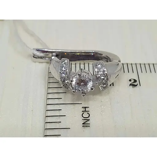 Серебряные серьги Агни с фианитами. 2203Р-CZ ПИКАССО - фото 5