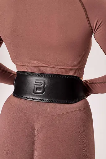 Пояс BiotechUSA Bodybuilding leather belt black L - фото 5