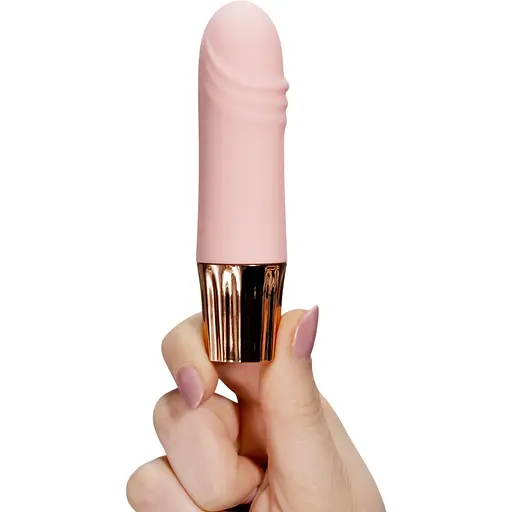 Міні-вібратор Crushious Mellow Waves рожевий 11 х 2.6 см - фото 5