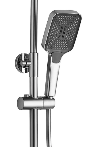 Душова система Rea Helix nikiel brushed з виливом REA-P6622, Нікель - фото 6