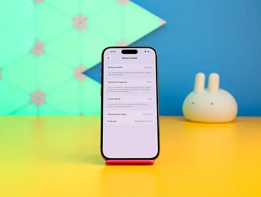 Смартфон Apple iPhone 15 Pro 128GB Blue Titanium (MTV03) Б/У [160007] - фото 2