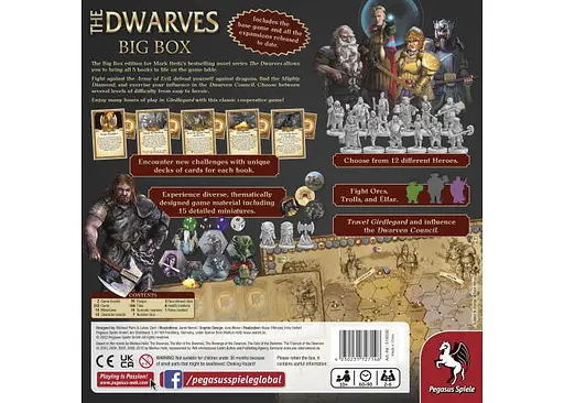 Настольная игра Pegasus Spiele Гномы: Большая коробка (The Dwarves Big Box) (англ.) (PS152) - фото 3