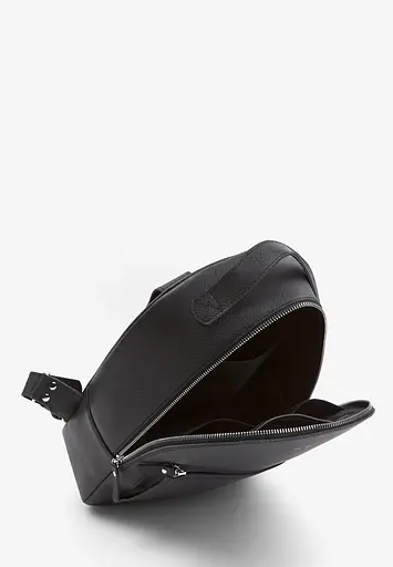 Шкіряний рюкзак Groove M чорний Saffiano - фото 5