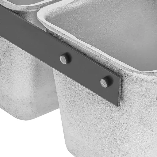 Форма подвійна хлібна для випікання стандартного "соціального" хліба цеглинки Л7 алюміній, Хлібпром 81365 - фото 9