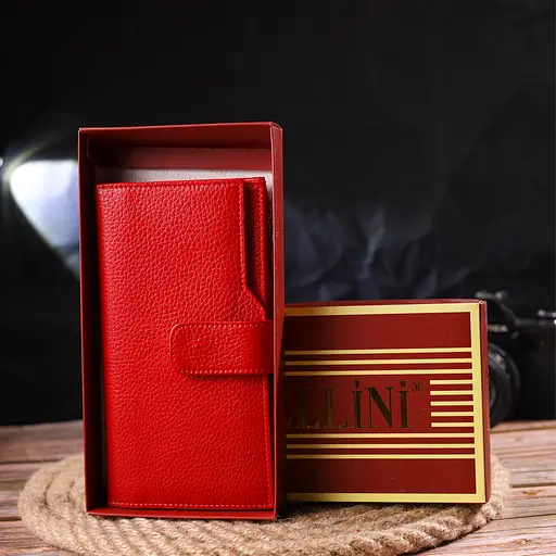 Кожаный женский кошелек Canpellini 10х18.7х2 см acs0025148 - фото 9