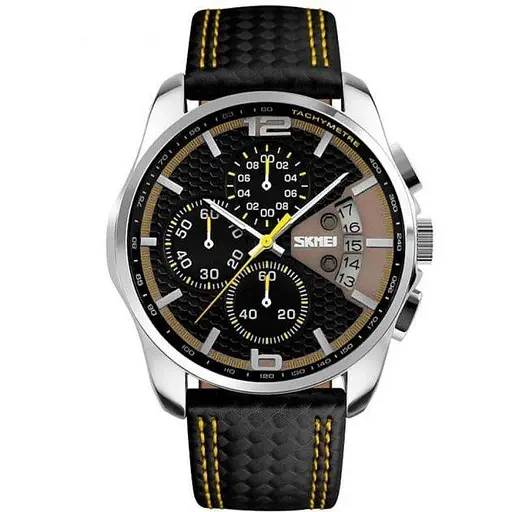 Чоловічий годинник Skmei 9106 Spider Жовтий