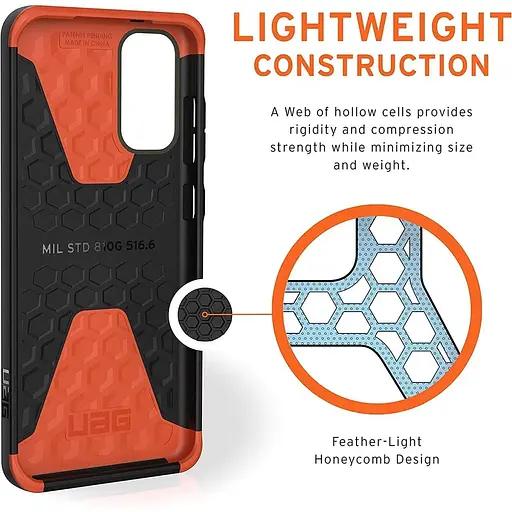 Оригинальный противоударный чехол UAG Civilian для Samsung Galaxy S20 Plus (6.7") Olive Drab (21198D117272) - фото 4