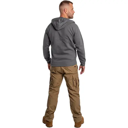 Флисовая кофта Pentagon Leonidas 2.0 Tactical Sweater L Wolf Grey - фото 9