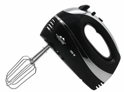 Миксер Monte MT-2000B, Black, 350W, ручной, 5 скоростей, венчики