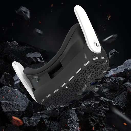 Чохол для VR-окулярів GINWDAY Silicone VR Shell Protective для Meta Quest 3 Black [139302] - фото 5